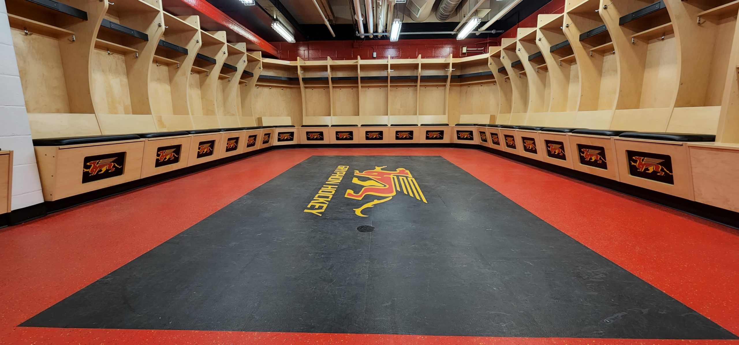 Hockey Locker Room - Guelph University